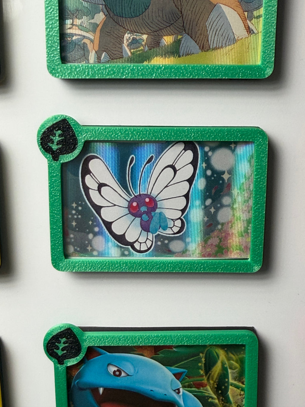 Pokémon TCG holo card frame magnet - handmade in Sydney - energy type fridge magnet